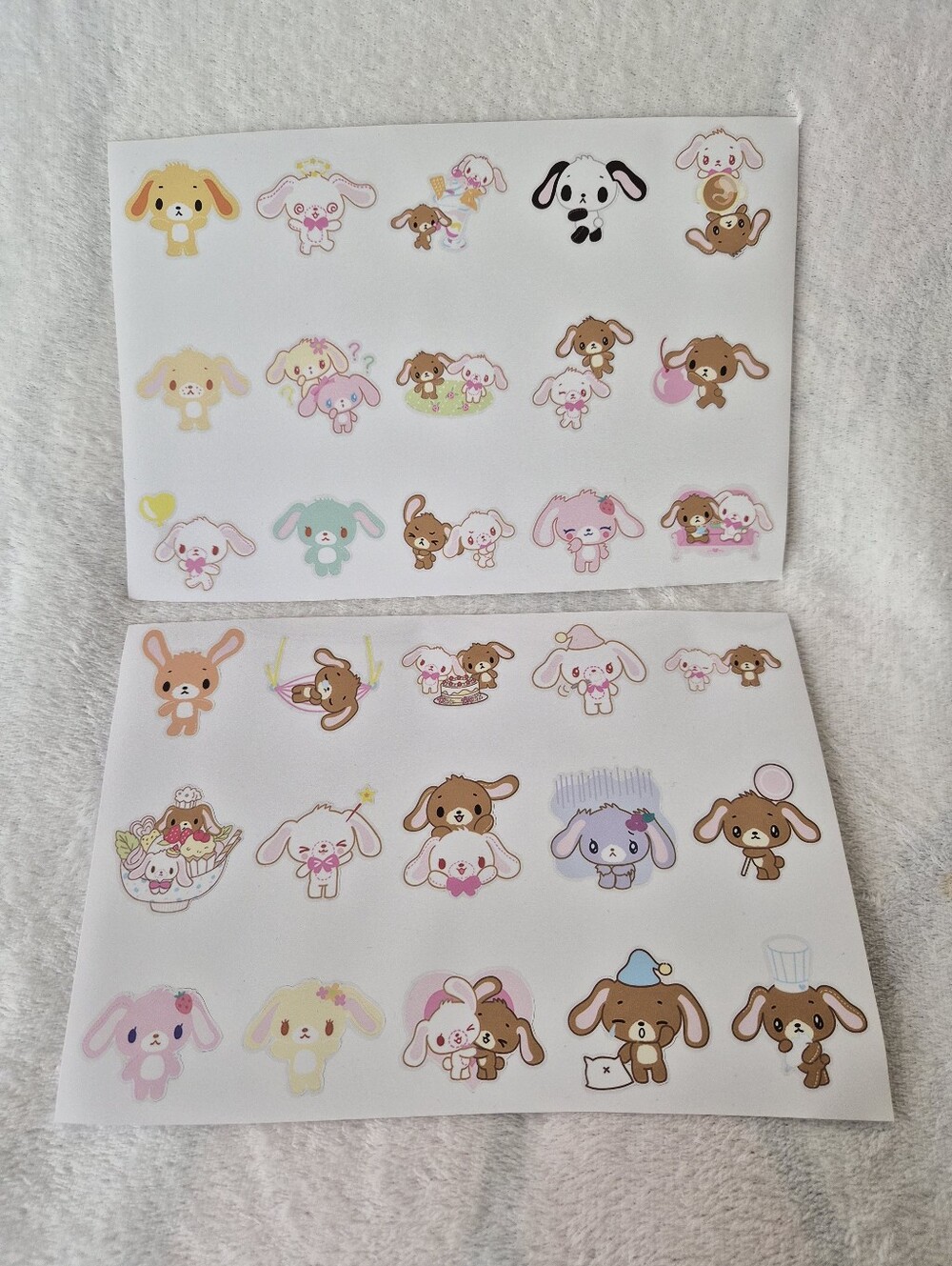 Sugar Bunni Medium Size Waterproof Transfer Stickers